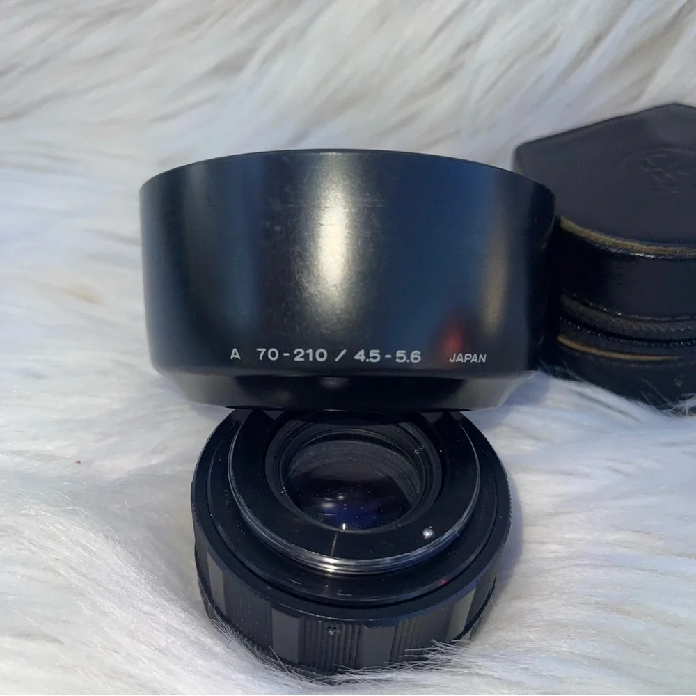 Vintage Asahi Pentax Spotmatic SP 35mm SLR w/ Multiple Lenses & Cases - Japan